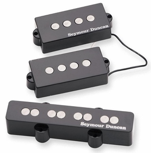 新品 即納 11402-57 Seymour Duncan Quarter Pound P-J Bass Set - Black セイモアダンカン