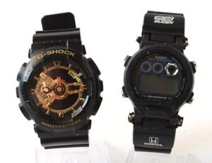 ★S30 中古品/非稼働品　 CASIO/カシオ クォーツ腕時計２個セット　G-SHOCK マッドマン/MUDMAN DW8400/ GA-110GB　※劣化あり