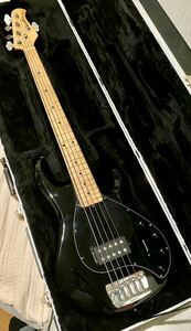 ビンテージ美品！MUSIC MAN StingRay 5 H エレキベースUSA製 2006年　調整済み　オマケElixir5弦付き