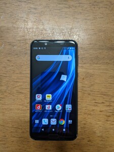 IY0977 docomo SIMフリー AQUOS sens2 SH-01L SHARP 4Gスマホ 簡易確認＆簡易清掃＆初期化OK 判定○ WebにてSIMロック解除受付手続済