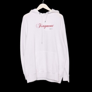 未使用 SACAI × FRAGMENT DESIGN 19SS HOODIE サイズ3 ホワイト 19-02027M サカイ フラグメント スウェット パーカー プルオーバー