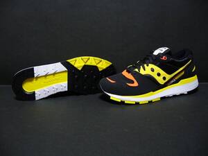 【　送料無料・新品・未使用　】　SAUCONY サッカニー AZURA アズーラ BLK / YEL / ORG 　27.0cm