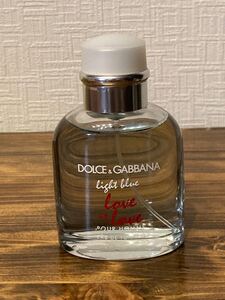 I5A007◆ ドルチェ&ガッバーナ DOLCE&GABBANA ライトブルー プールオム ラブイズラブ オードトワレ EDT 香水 75ml