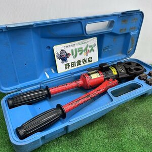 【オイル漏れの為ジャンク】泉精器 イズミ 9H-2 手動油圧式圧着工具【中古】