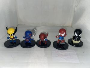 マーベル　フィギュアコレクション　スパイダーマン　ウルバリン　5種 現状品