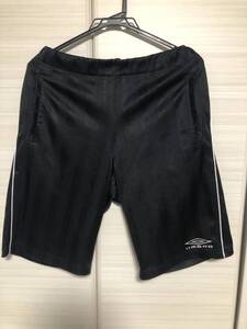 UMBRO アンブロ ユニ ハーフパンツ 黒 Ｌサイズ（used） ～サッカー、フットサル、スポーツ、部活、合宿、ジム～