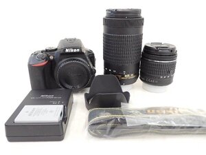 Nikon/ニコン デジタル一眼レフ D5600 18-55VR/70-300VR ダブルズームキット § 708C1-1