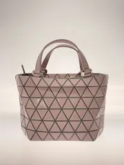 BAO BAO ISSEY MIYAKE 2wayハンドバッグ PVC ピンク BB01-AG303