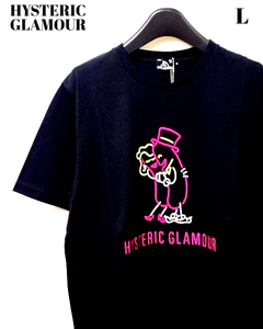 L 新品【HYSTERIC GLAMOUR × 野口強 コラボTシャツ 02193CT01 BLACK ヒステリックグラマー Tシャツ】