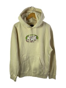 HUF◆PLUG ME IN HOODIE/パーカー/M/コットン/IVO/PF00639