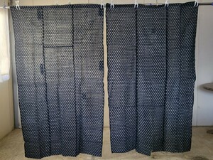 古布 襤褸 藍染 絣 洗濯済み アイロンがけ ボロ ちくちく 古裂 BORO 詫錆 リメイク 木綿 Japanvintage IndiGo パッチワーク