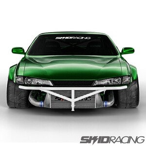 S14 フロント ジャッキアップバー 後期 純正バンパー対応 白 ホワイト バッシュバー シルビア : 99 A1 06