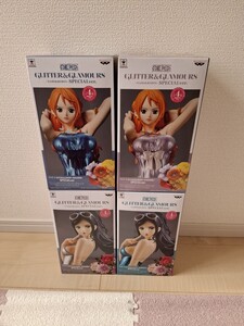 ワンピース フィギュア　 GLITTER&GLAMOURS　NAMI&ROBIN SPECIALver.全4種セット