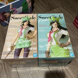 【未開封】ワンピース Sweet Style Pirates NICO ROBIN ニコ・ロビン フィギュア 全2種セット　箱痛みあり　3F