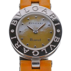 ブルガリ BVLGARI BZ22S B.zero1 SS/レザー クォーツ レディース 美品 O#134641