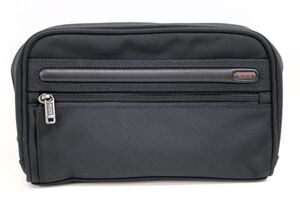 【中古良品】TUMI トゥミ 22195D4 小物入れ ナイロン ブラック セカンドバッグ ポーチ◎6617-6