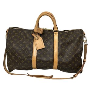 LOUIS VUITTON ルイヴィトン M41426 モノグラム キーポル50バンドリエール ボストンバッグ トラベルバッグ ブラウン系 【中古】