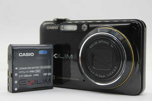 【美品 返品保証】 カシオ Casio Exilim EX-FC150 ブラック 5x バッテリー付き コンパクトデジタルカメラ v635