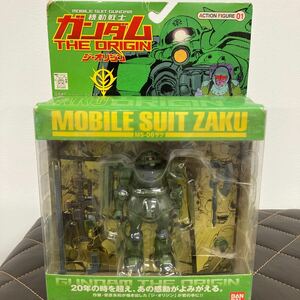 機動戦士ガンダム　ジ・オリジン　ザク　MS-06　ZAKU　THE ORIGIN　バンダイ　BANDAI 安彦良和 角川書店 ガンダムA アクションフィギュア