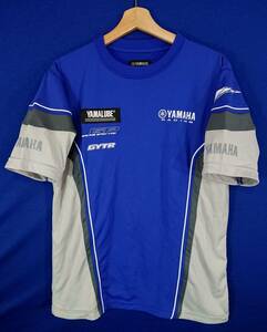 ka_5645s ★定形外 配送★ 極美品 YAMAHA RACING ヤマハレーシング ドライ 速乾 YAMALUBE GYTR メッシュTシャツ バイク オートバイ