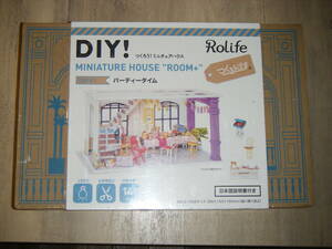 新品未開封 Rolife つくるんです パーティータイム DIYミニチュアハウス