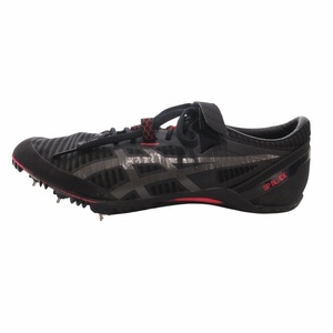 アシックス asics SP BLADE 9 陸上用スパイクシューズ 短距離走用 ベルクロ 1093A137 26.0cm 黒 ブラック ピンク /HO◆ 1220 メンズ