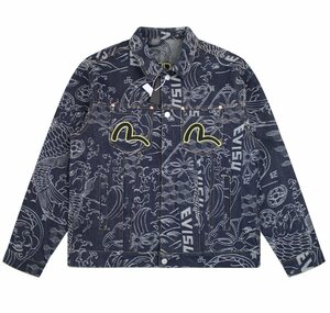 美品 Evisu （エヴィス ）デニム ジャケット Lサイズ