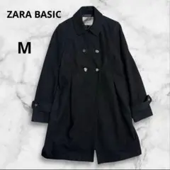 【ZARA BASIC】ザラ ベーシック　ステンカラーコート アウター　ウール混