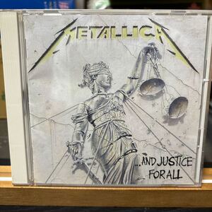 Metallica ...And Justice For All CD メタリカ 25DP 5178 国内盤