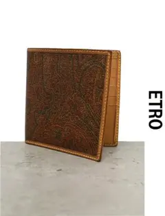 X333/ETRO 折り財布 カードケース ペイズリー柄 レザー イタリア製