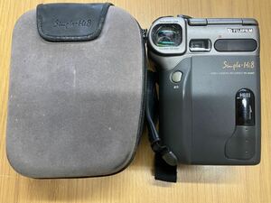 【on112】FUJIFILM 富士フイルム FS-80MT Simple-Hi8 ビデオカメラ 付属品なし ジャンク品