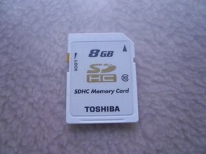 TOSHIBA　SDHCカード　8GB　SLC