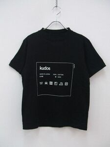 kudos 19SS/CARE-TAG T-SHIRT サイズ1 半袖Ｔシャツ ブラック クードス 中古 1-0405S F81192