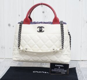 【超希少】CHANEL シャネル マトラッセ　ショルダーバッグ トート 22番台　カードシール保存袋付き　レディース　