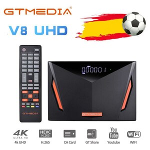 2020 GTMEDIA V8 UHDテレビ衛星放送受信機コンボDVB S2 T2 ケーブルH.265 4 2KウルトラHD内蔵WIFIクラインGTメディアFREESAT CCAM