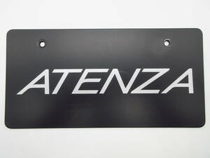 マツダ Mazda ATENZA アテンザ ディーラー 新車 展示用 非売品 ナンバープレート マスコットプレート