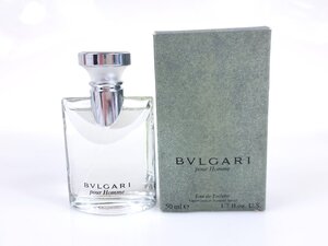 未使用　ブルガリ　BVLGARI　pour Homme　プールオム　オードトワレ　スプレー　50ml　YK-5833