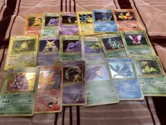 希少 旧裏 キラ ホロ ホイル 18枚 まとめ売り ポケモンカード 渦巻き