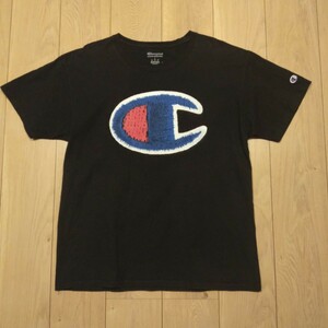 USA古着卸 Lサイズ Champion チャンピオン ロゴ プリント Tシャツ 