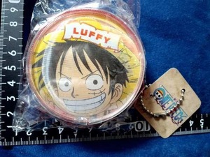 非売品☆ONE PIECE☆ミニ☆ポーチ☆ルフィ☆ボールチェーン☆レッド☆