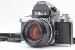 美品★ ニコン Nikon F2 Photomic S DP-2 + 50mm f1.4 Lens シルバー 35mm フィルムカメラ SLR 一眼レフ 標準レンズ付き 完動品