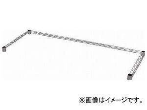 IRIS メタルラックコの字バー 120cm MR-120BK(7535775)