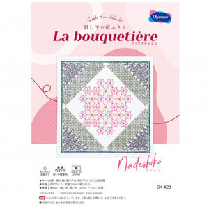 オリムパス 刺し子の花ふきんキット La bouquetiere Nadeshiko SK-429