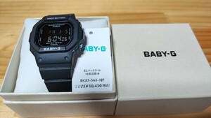 カシオ G-SHOCK BABY-G BGD-565 Series BGD-565-1JF （ブラック）