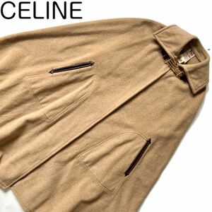 【送料無料】celine セリーヌ　ケープ　ポンチョコート　羽織り　ビッグシルエット ベルト　レディース　マント