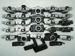 ★ニコン MF一眼など★Nikon F-301/Nikomat EL/FT/FT2/MD-4/12/MD-E/ 等 計:28点まとめ【ジャンク品】30663