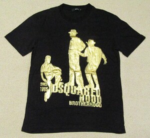 美品 ☆ DSQUARED2 ディースクエアード 半袖Ｔシャツ ☆ メンズ サイズ L 黒 USED