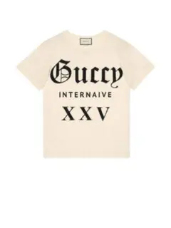 国内正規品GUCCIグッチロゴTシャツ極美品ユニセックスXXSオーバーサイズ