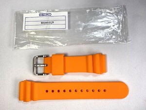 R029015J9 SEIKO プロスペックス 22mm 純正シリコンバンド オレンジ SBEP021/S802-00F0用 ネコポス送料無料