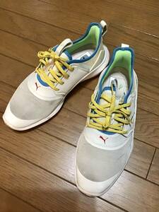 【PUMA/プーマ】IGNITE★スニーカー/26cm★ホワイト★メンズ★USED